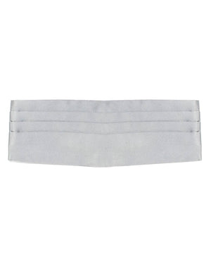 Valentino Silk Cummerbund Solid Gray