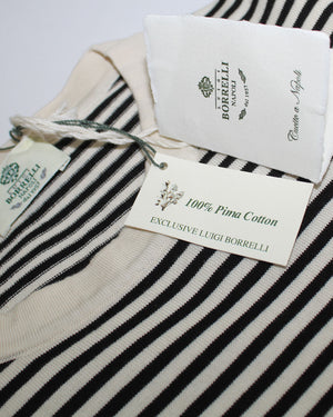 Luigi Borrelli T-Shirt Striped Design EU 48 / US 38