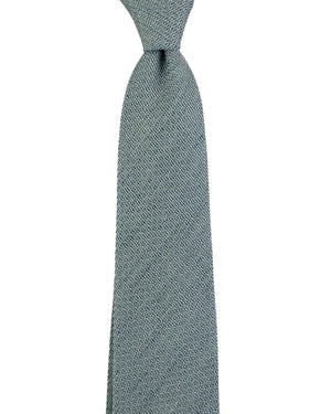 Giampaolo Tie Light Blue Silver Weave - Sartorial SALE
