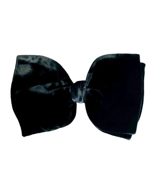 Tom Ford Black Large Butterfly Velvet Bow Tie