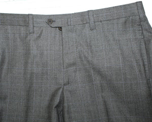 Cesare Attolini Wool Suit Gray Windowpane Design EU 50/ US 40