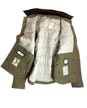 Luigi Borrelli Padded Coat Light Green EU 50 / US 40