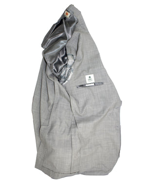Luigi Borrelli Sport Coat Gray EU 50/ US 40 Wool Silk