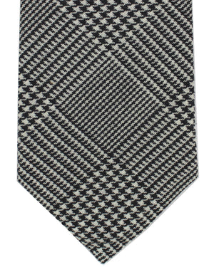 Brunello Cucinelli Tie Glen Check Plaid - Wool Silk - SALE
