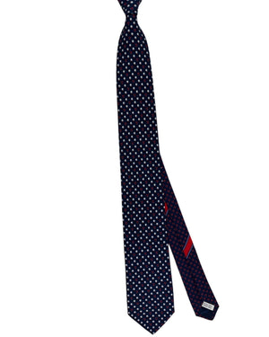 Salvatore Ferragamo Tie Midnight Blue Golf Ball Tee Design - Fall/ Winter 2025/ 2026 Collection