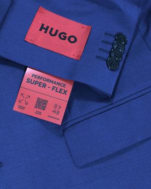 Hugo Boss Sport Coat Royal Blue HUGO Regular Fit - Wool Blazer EU 56 / US 46 SALE