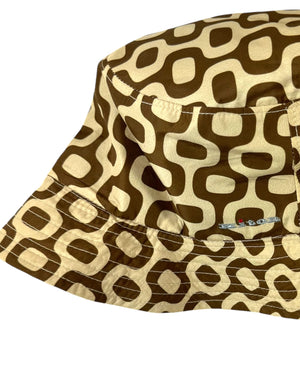 Kiton Bucket Hat Beige Brown Design - L FINAL SALE