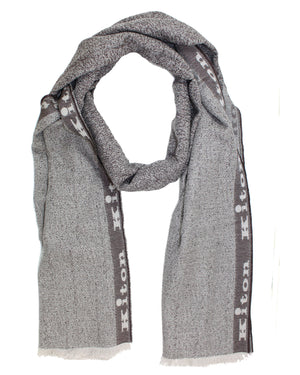 Kiton Scarf Brown
Cashmere Wool Silk Shawl