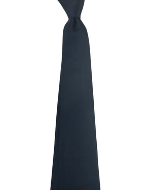 Kiton Sevenfold Tie Dark Blue Solid
