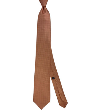 Stefano Ricci Tie Orange Micro Design