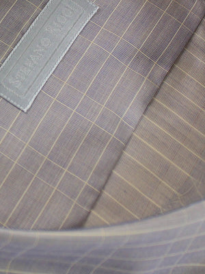 Stefano Ricci Shirt Lavender Windowpane
