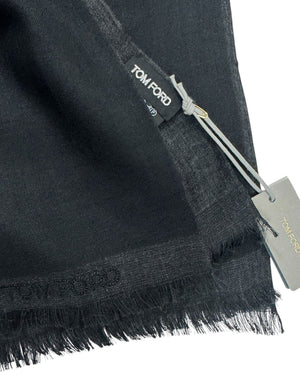 Tom Ford Scarf Black Gray Design