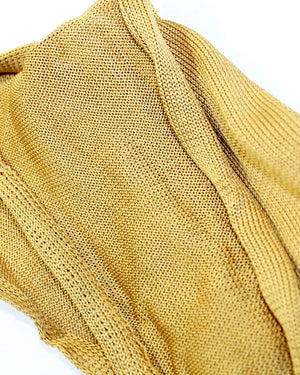 Tom Ford Scarf Mustard - Skinny Shawl