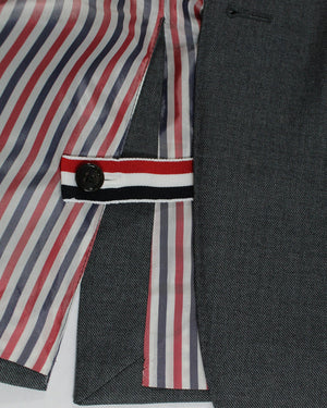 Thom Browne Sport Coat Medium Gray 4 Bar Design EU 50 / US 40 SALE