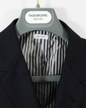 Thom Browne Wool Sport Coat Navy Slim Fit New