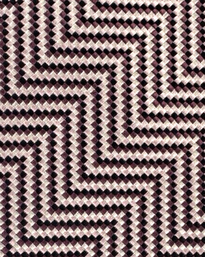 Tom Ford Tie Silver Brown Herringbone - Wide Necktie