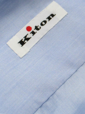 Kiton Dress Shirt Blue 43 - 17 SALE