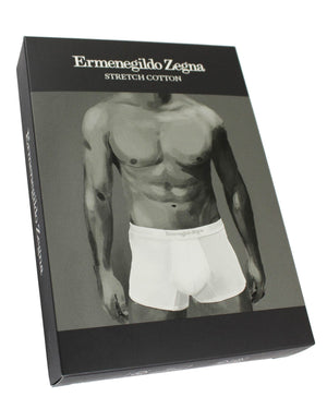 Ermenegildo Zegna Boxer Brief Black - Men Underwear Stretch Cotton XXL