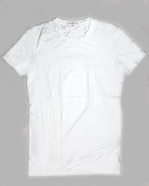 Ermenegildo Zegna T-Shirt Round Neck White Micromodal S SALE