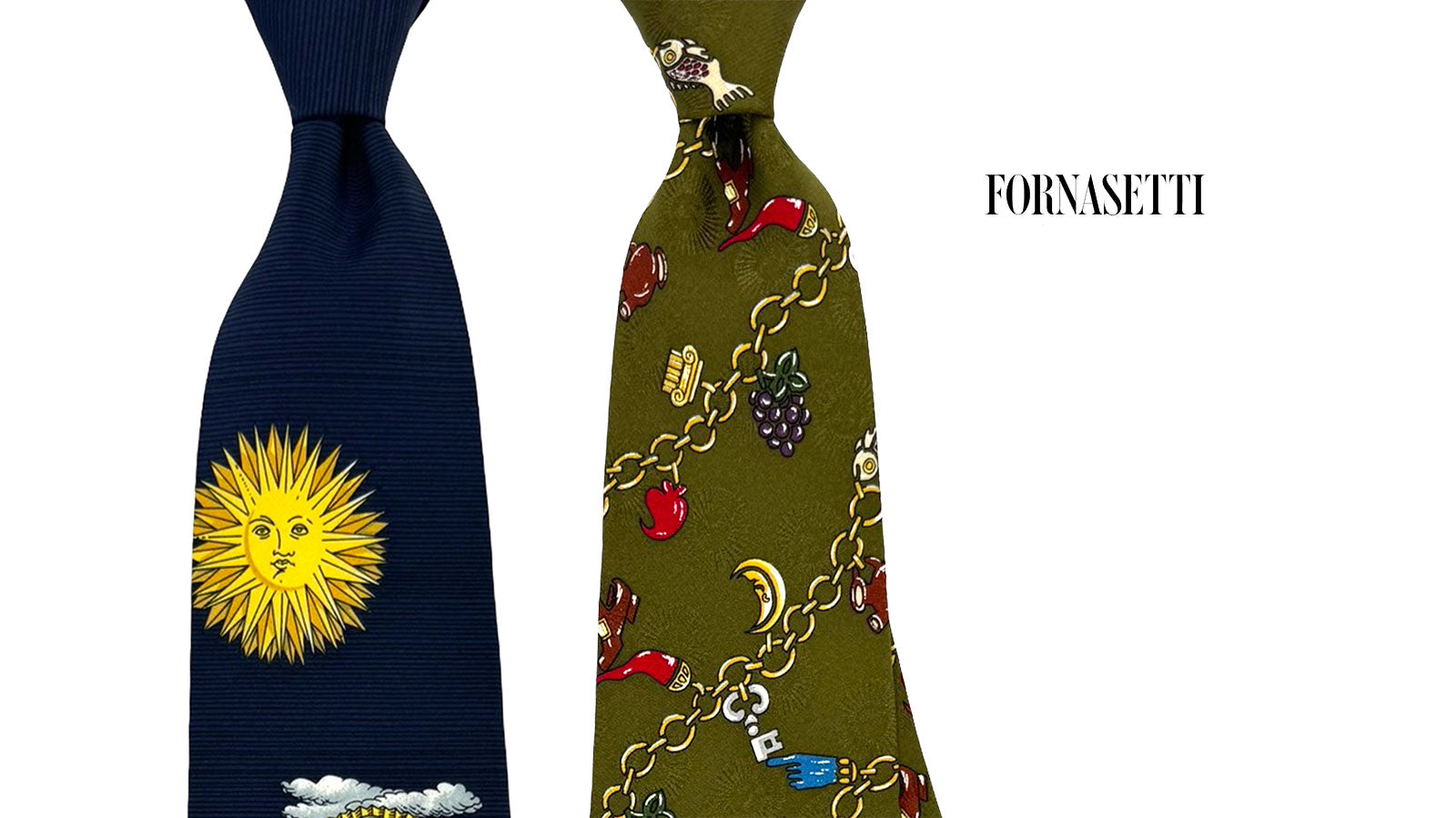 Fornasetti Designer Neckties Sale