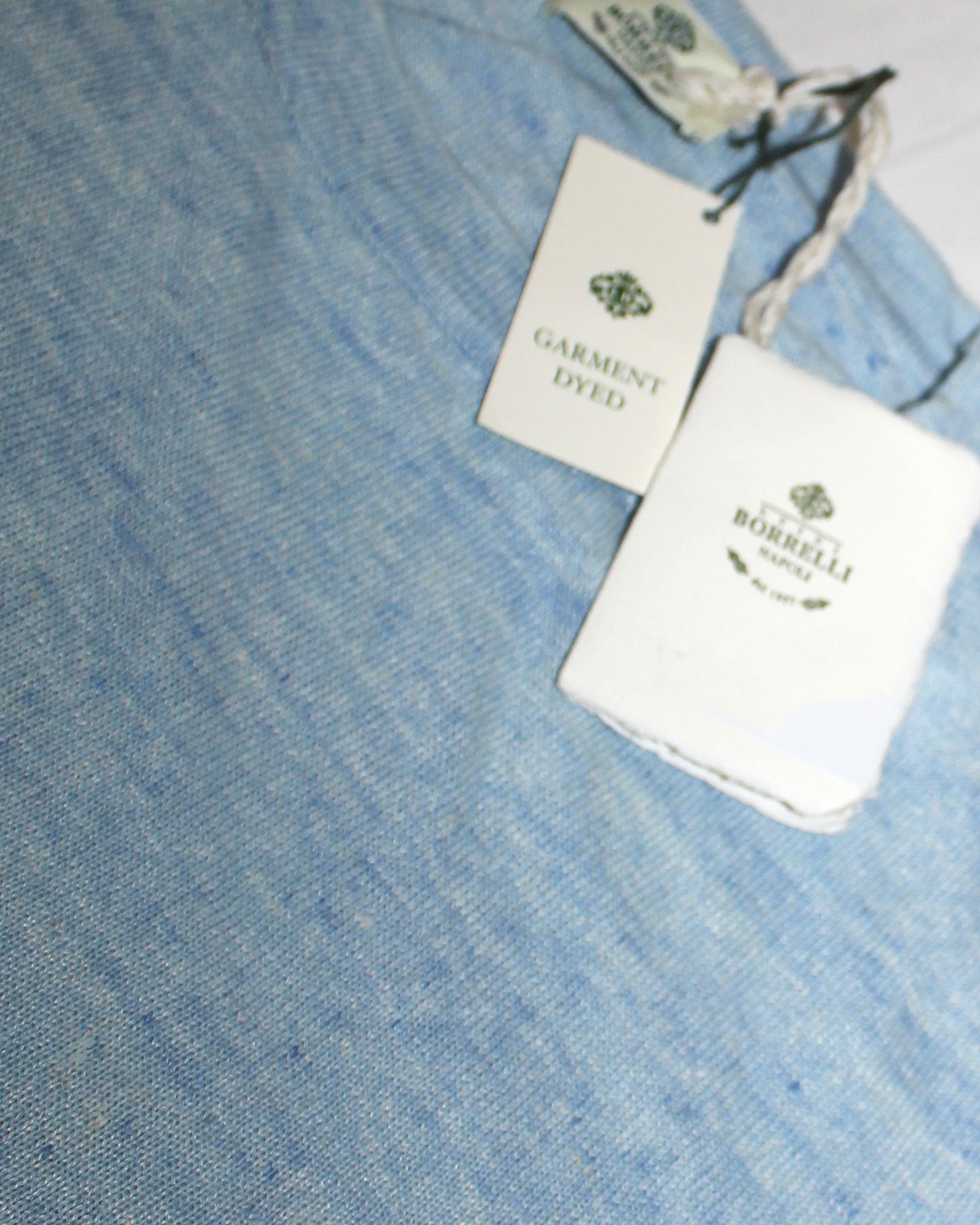 Luigi Borrelli T-Shirt Blue Melange 