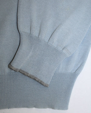 Luigi Borrelli Sweater Sky Blue New