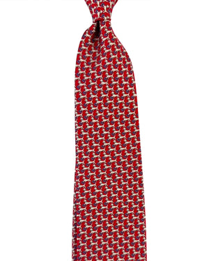 Salvatore Ferragamo Red Dachshund Dog Design