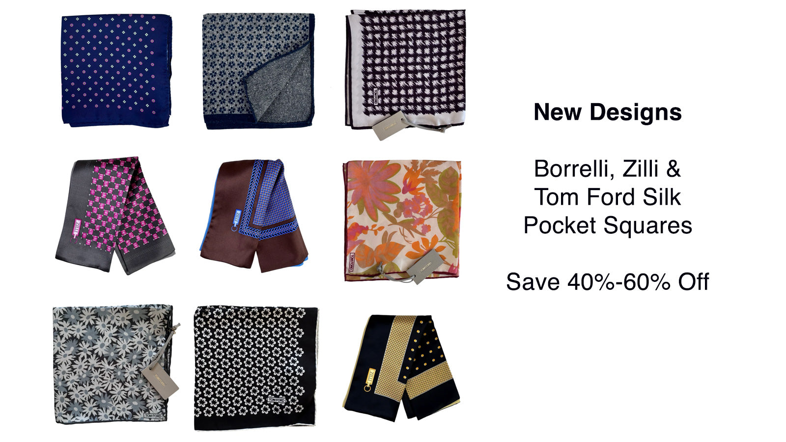 Designer Pocket Squares Sale