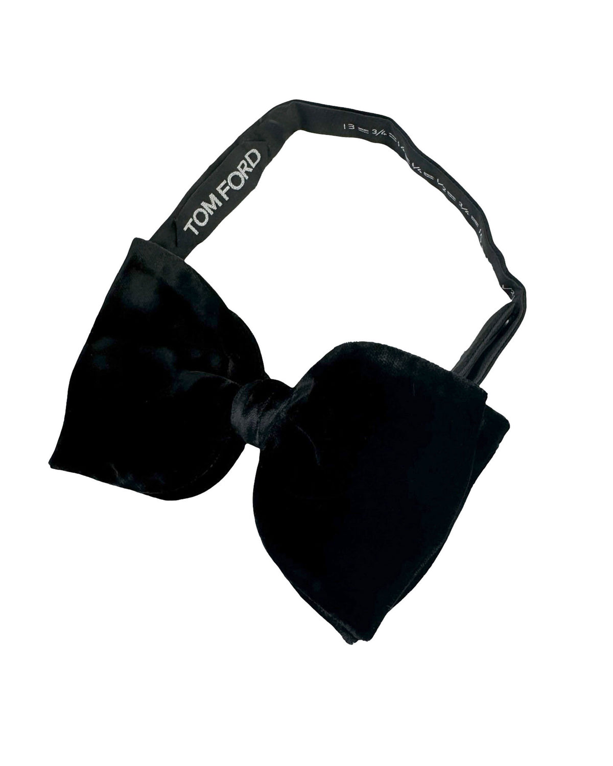 Tom Ford Large Butterfly Velvet Bow Tie Black SPECIAL ORDER
