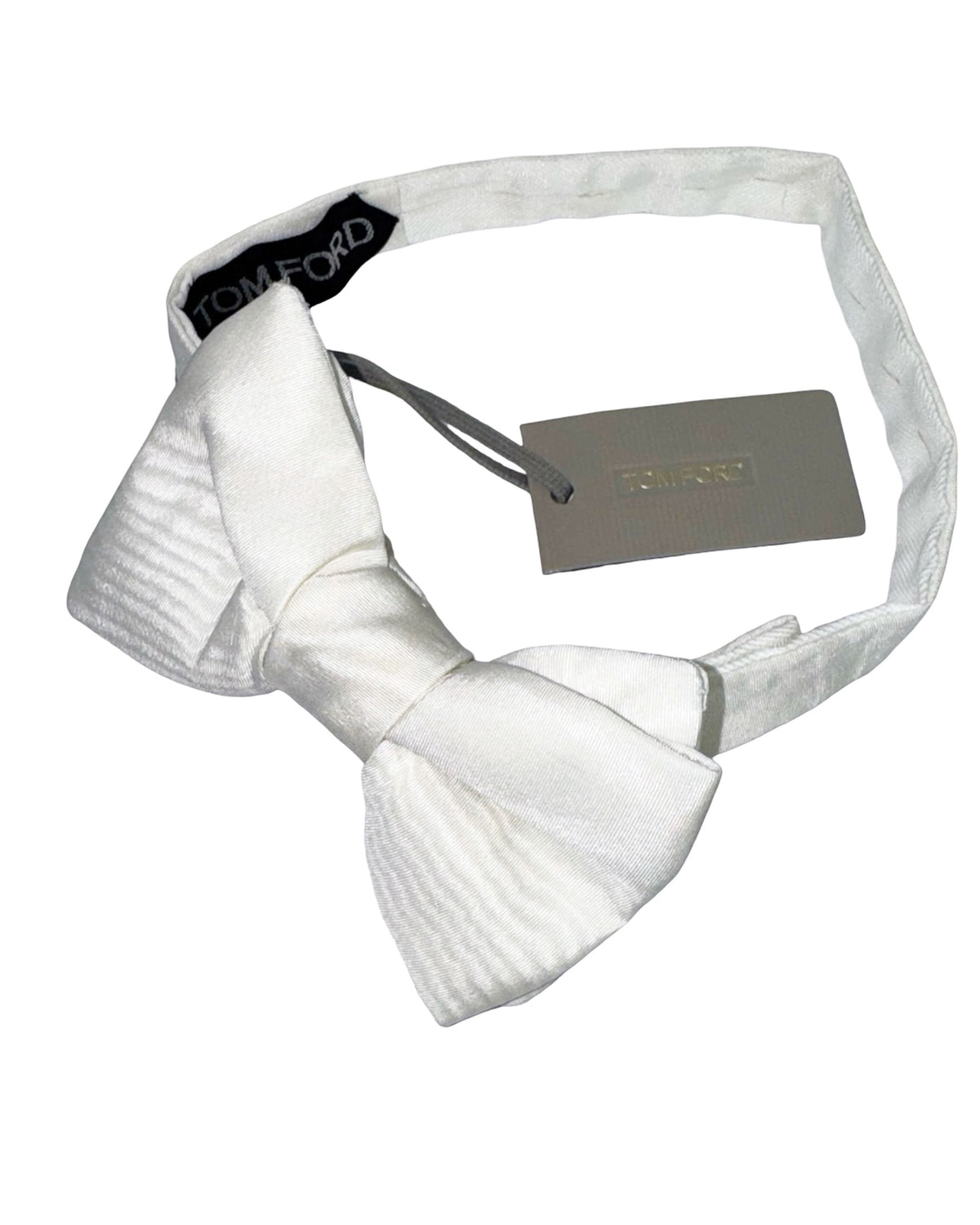 Tom Ford Bow Tie Solid White Design SALE