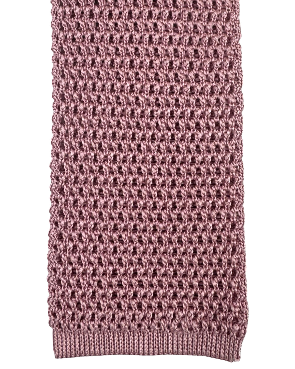 Tom Ford Square End Knitted Tie Dust Pink