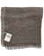 Agnona Scarf Brown Plaid Check - Luxury Silk Linen Shawl