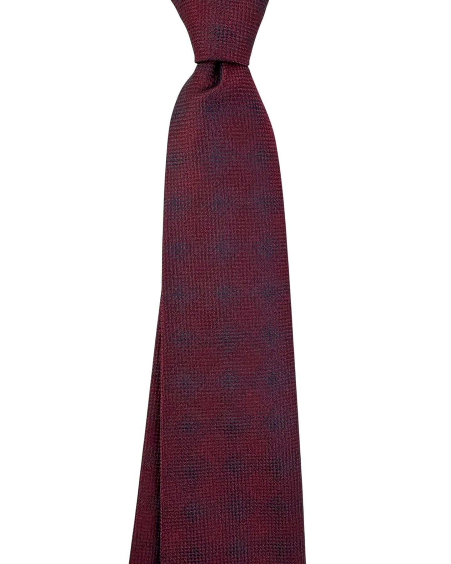 Armani Necktie Bordeaux Pattern