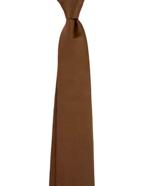 Emporio Armani Tie Orange Gray Grid