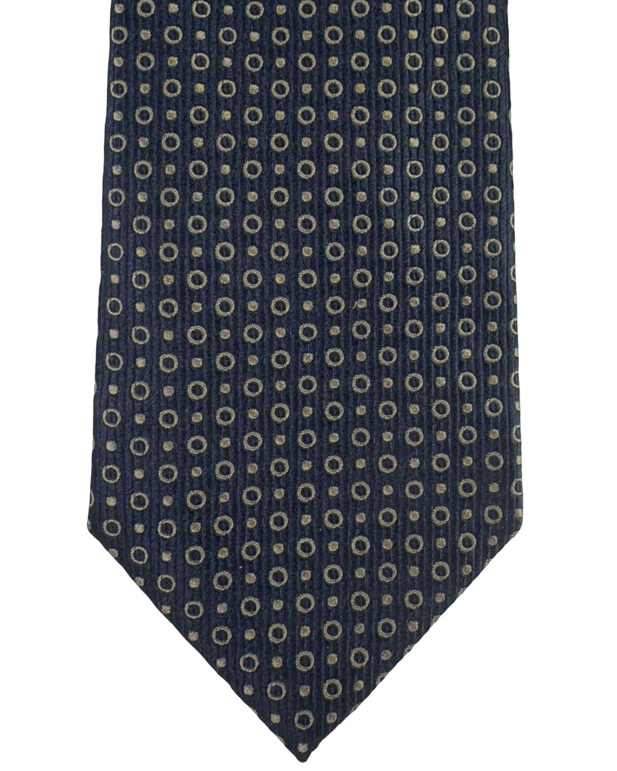 Armani Tie Midnight Blue Taupe