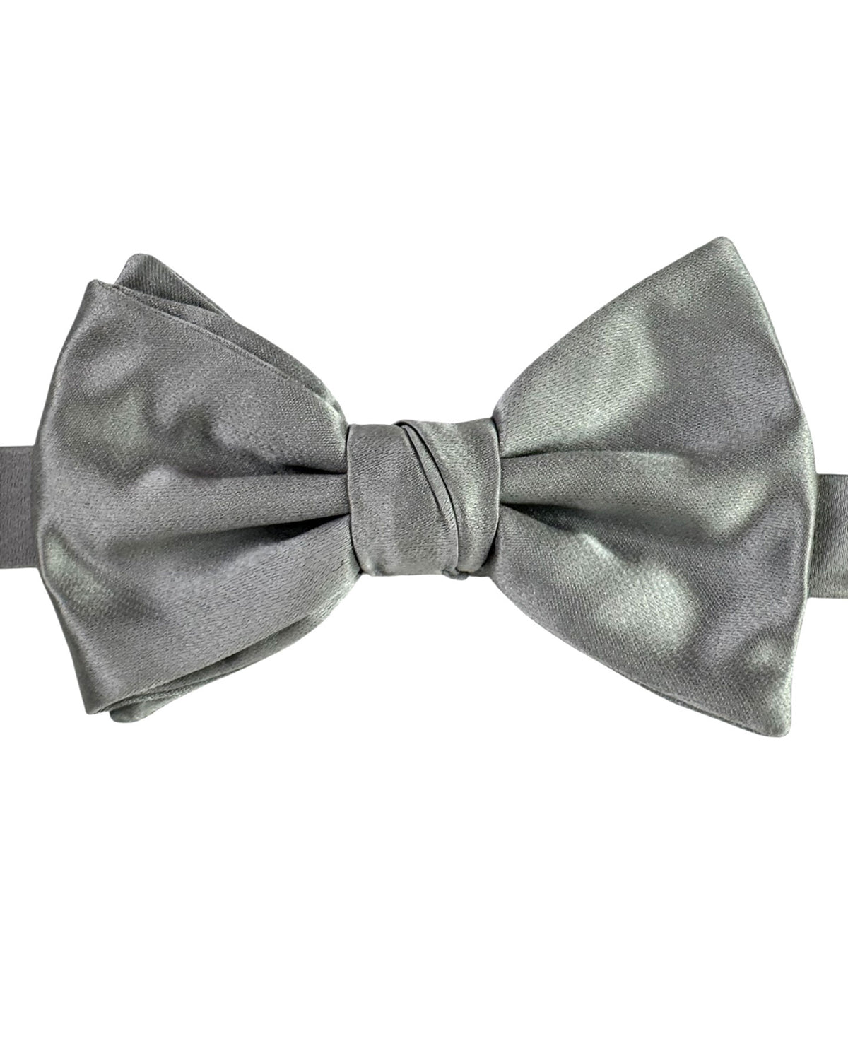 Armani Silk Bow Tie Gray