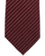 Armani Silk Tie Maroon Silver Stripes Armani Collezioni