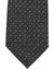 Armani Silk Tie Black Gray Geometric Armani Collezioni