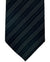 Armani Silk Tie Black Silver Stripes