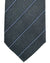 Armani Silk Tie Charcoal Gray Stripes Armani Collezioni