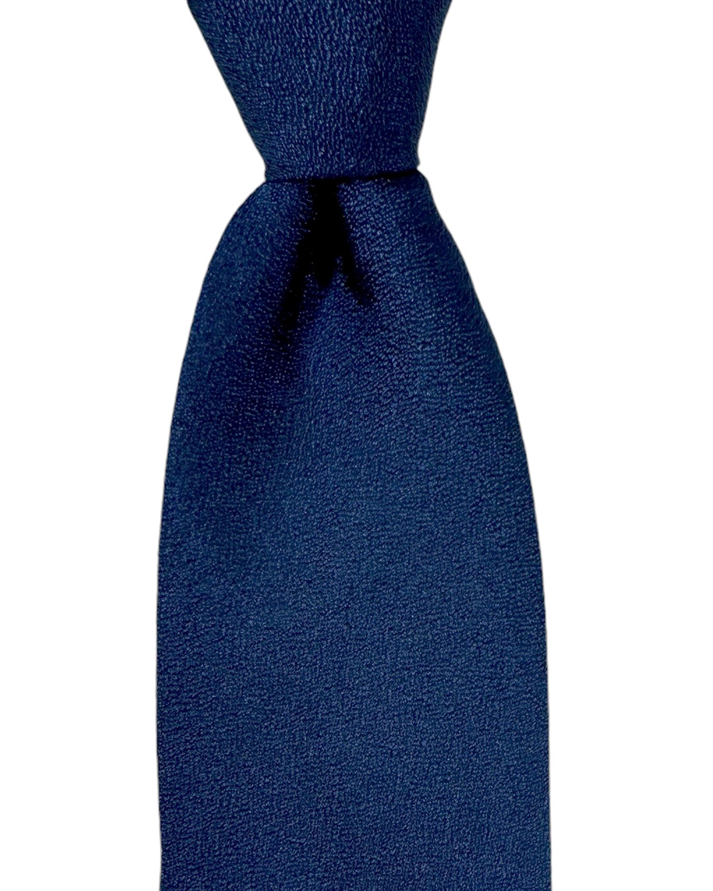 Armani Silk Tie Navy Solid