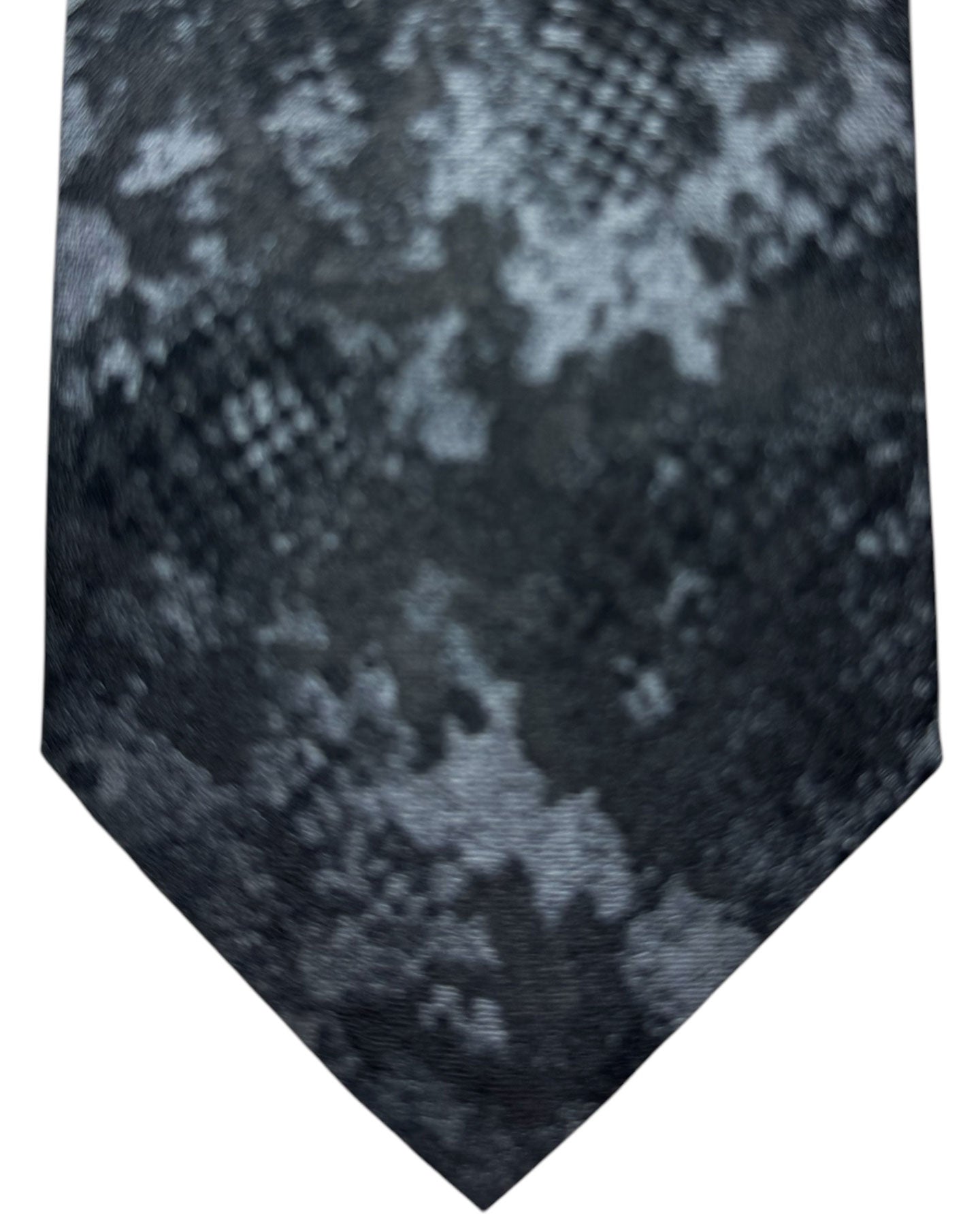 Armani Silk Tie Gray Design - Emporio Armani