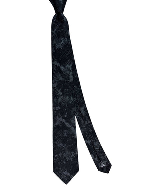 Armani Silk Tie Gray Design - Emporio Armani