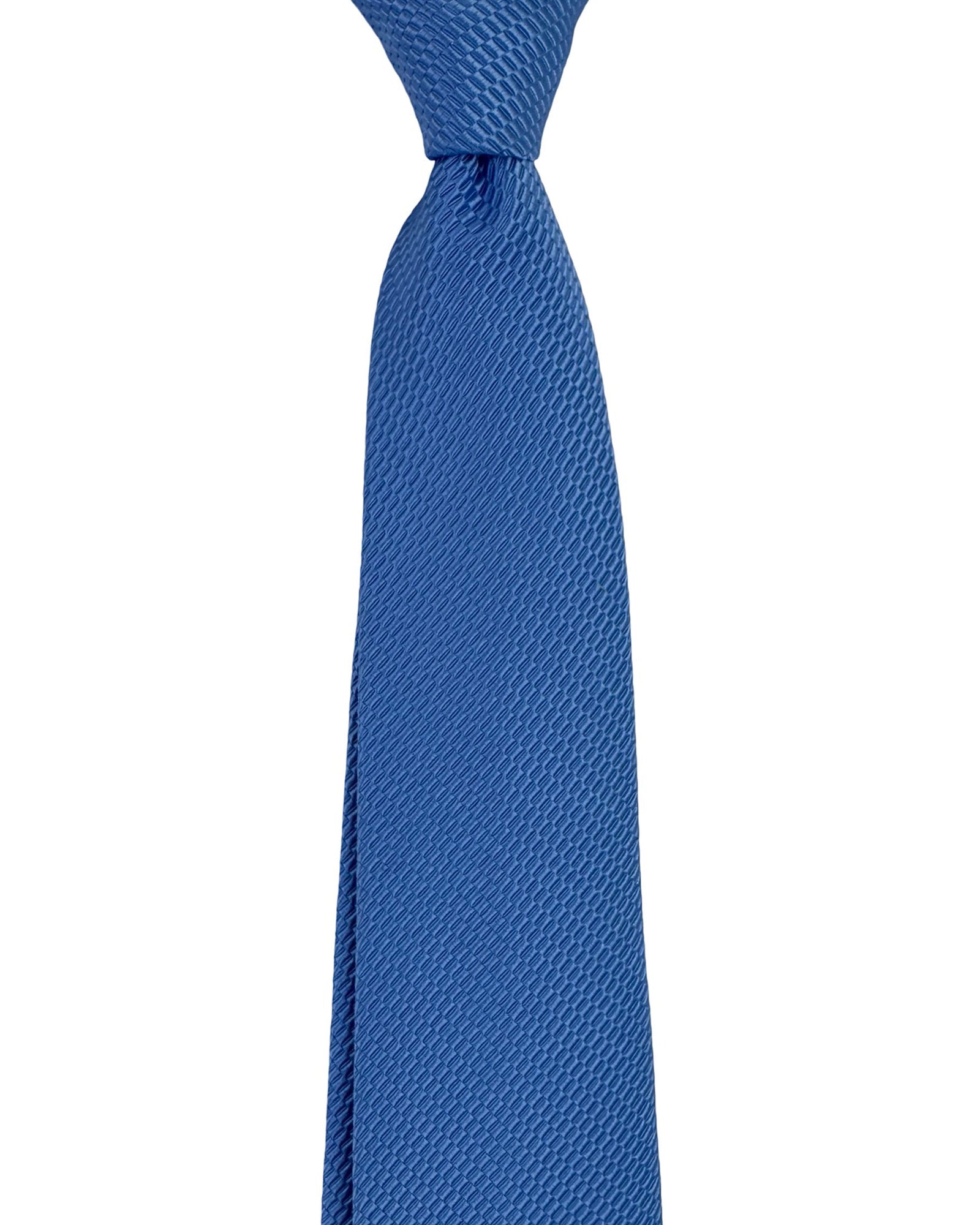 Armani Tie Blue Pattern - Cotton Silk