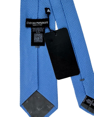 Armani Tie Blue Pattern