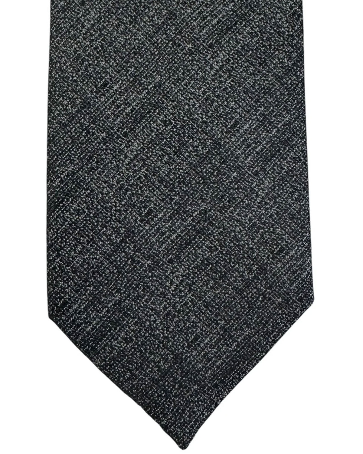 Armani Necktie Black Gray Pattern SALE