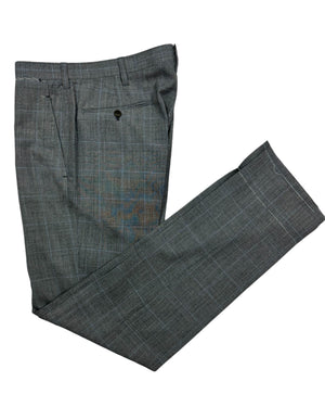 Cesare Attolini Suit Gray Blue New
Pants