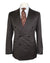 Cesare Attolini Suit Dark Brown Double Breasted Peak Lapel