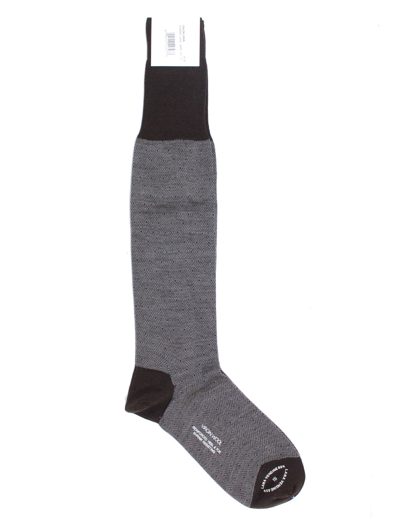 Attolini Socks Black Brown Diamonds