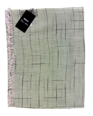 
New
 Attolini Scarf Mint Green - Linen Silk Shawl